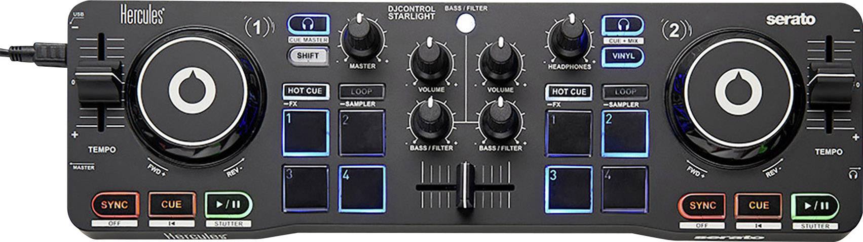 Hercules DJControl Starlight DJ Controller versandkostenfrei 