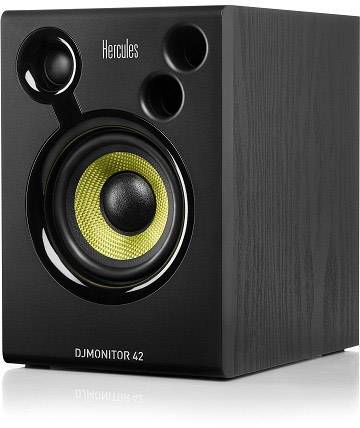 Hercules DJMonitor 42 Aktiver Monitor-Lautsprecher 10cm 4 Zoll 40W 1 Paar