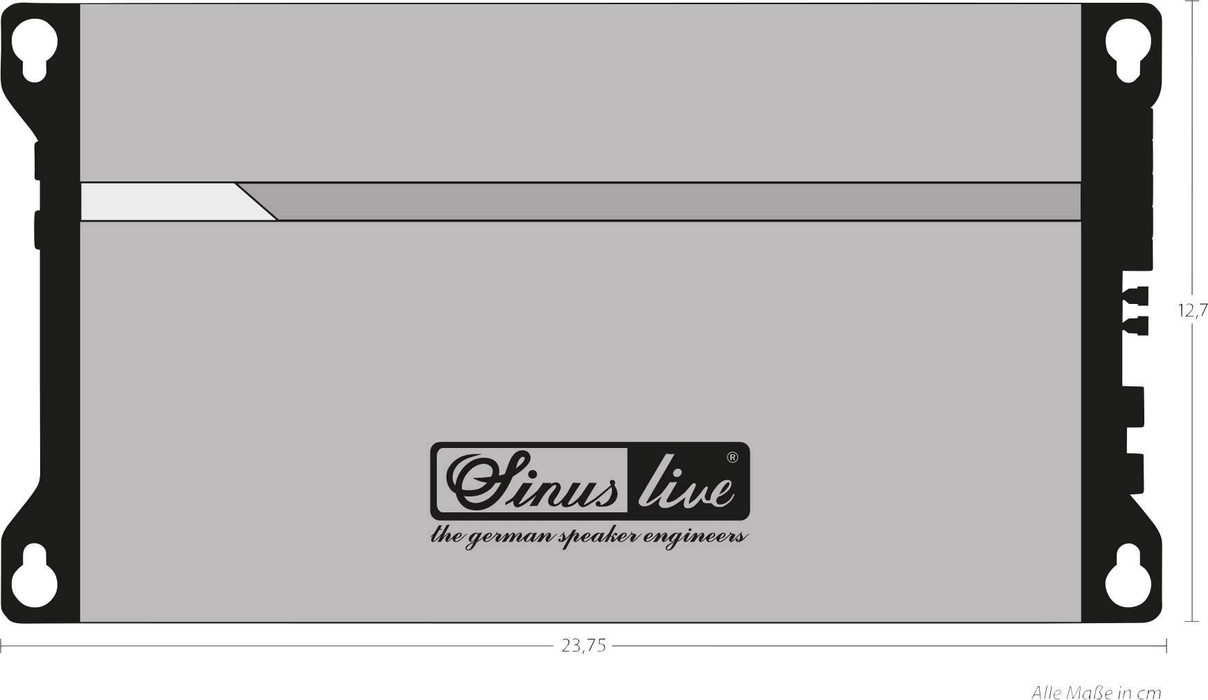 Sinuslive SL-A4100D 4-Kanal Endstufe 240W
