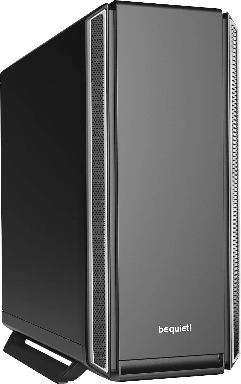 BeQuiet Silent Base 801 Midi-Tower PC-Gehäuse Schwarz, Silber 3 vorinstallierte Lüfter, Staubfilter, gedämmt