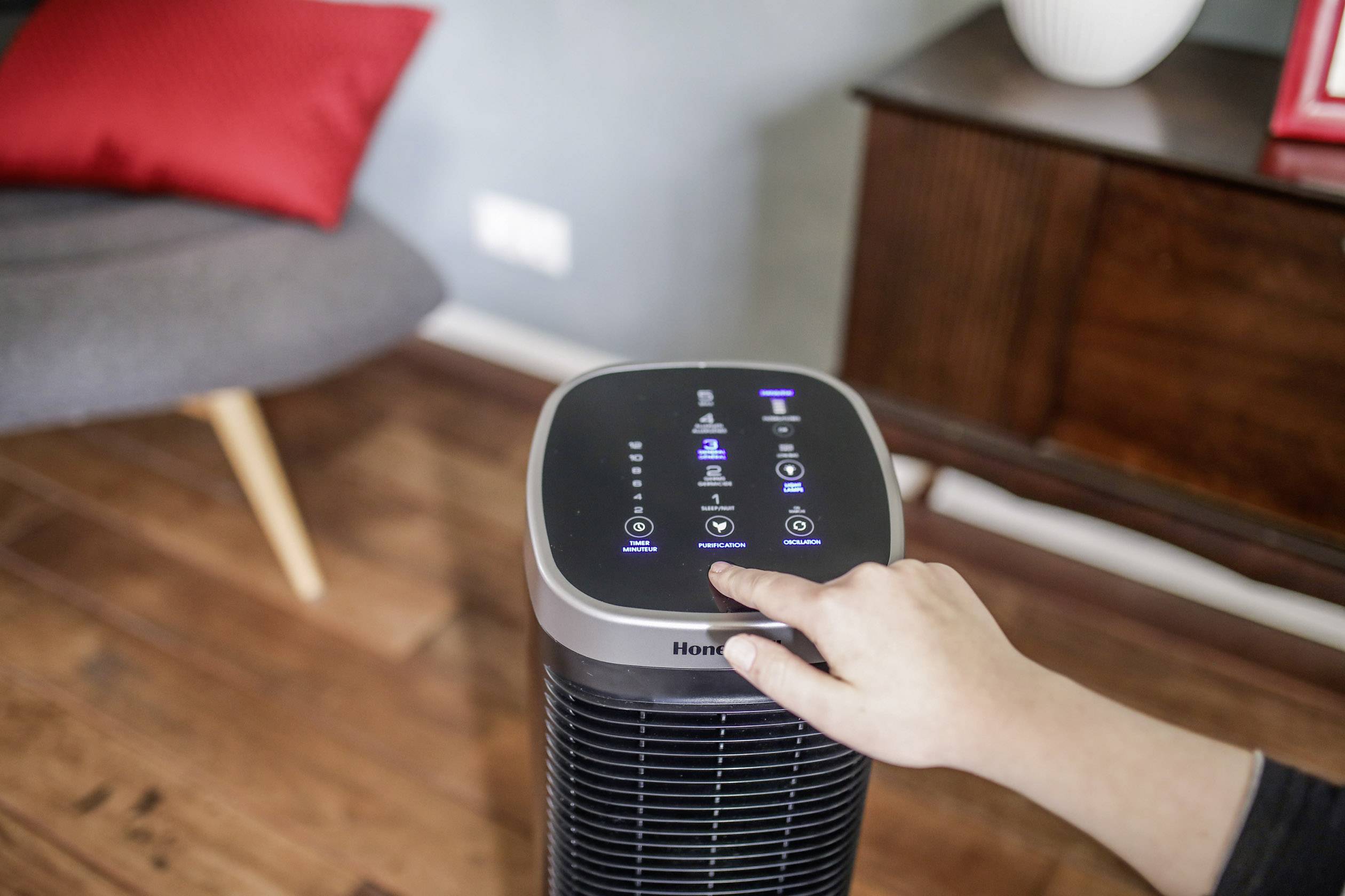 Honeywell HFD323E2 AirGenius 5 Luftreiniger Schwarz