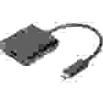 Digitus DA-70852 USB / HDMI Adapter [1x USB-C™ Stecker - 1x HDMI-Buchse] Schwarz 15.00 cm