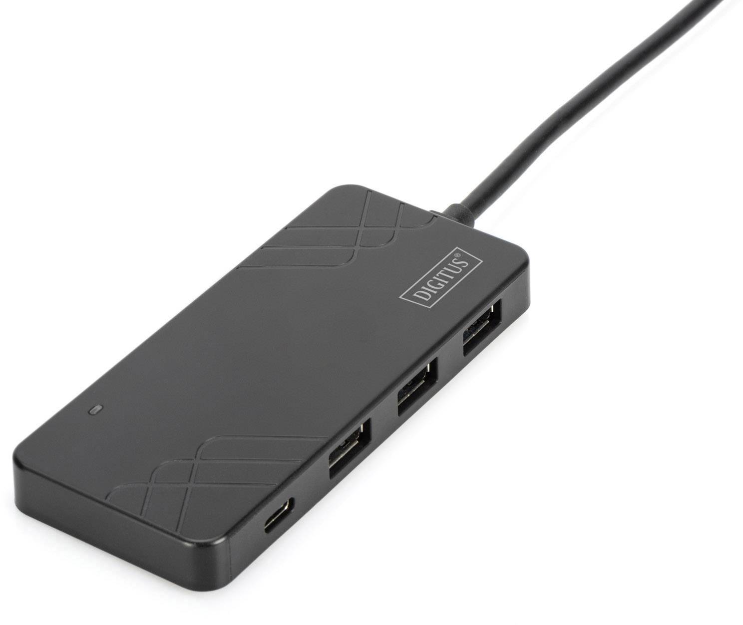 Digitus DA-70244 USB-C HUB, 3x USB A+PD