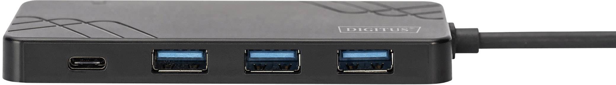 Digitus DA-70244 USB-C HUB, 3x USB A+PD