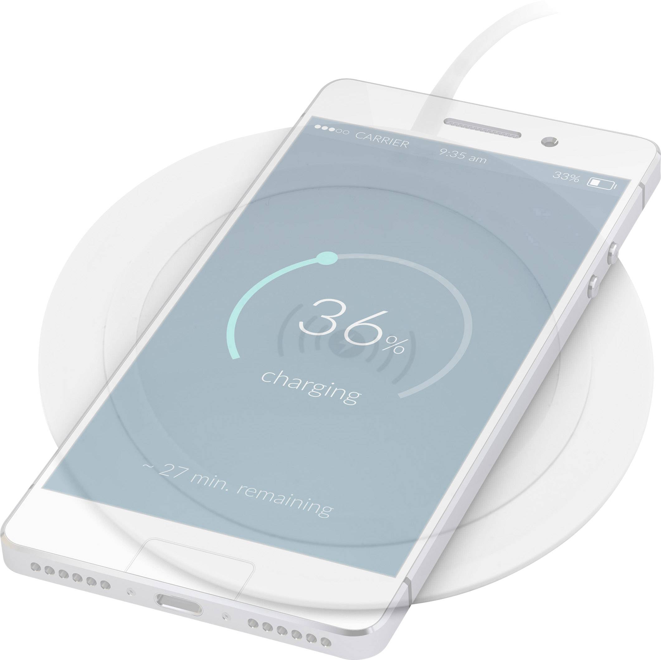 Caliber Induktions-Ladegerät 1000mA PSQ10/W PSQ10/W Weiß