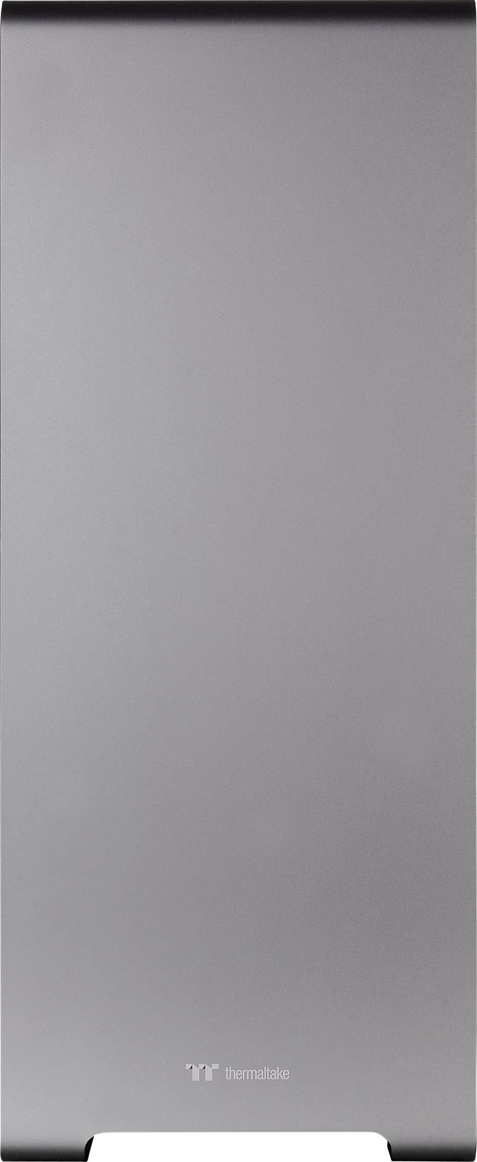 Thermaltake A500 Tempered Glass Midi-Tower PC-Gehäuse Silber, Schwarz 3 vorinstallierte Lüfter, Seitenfenster, Staubfilter