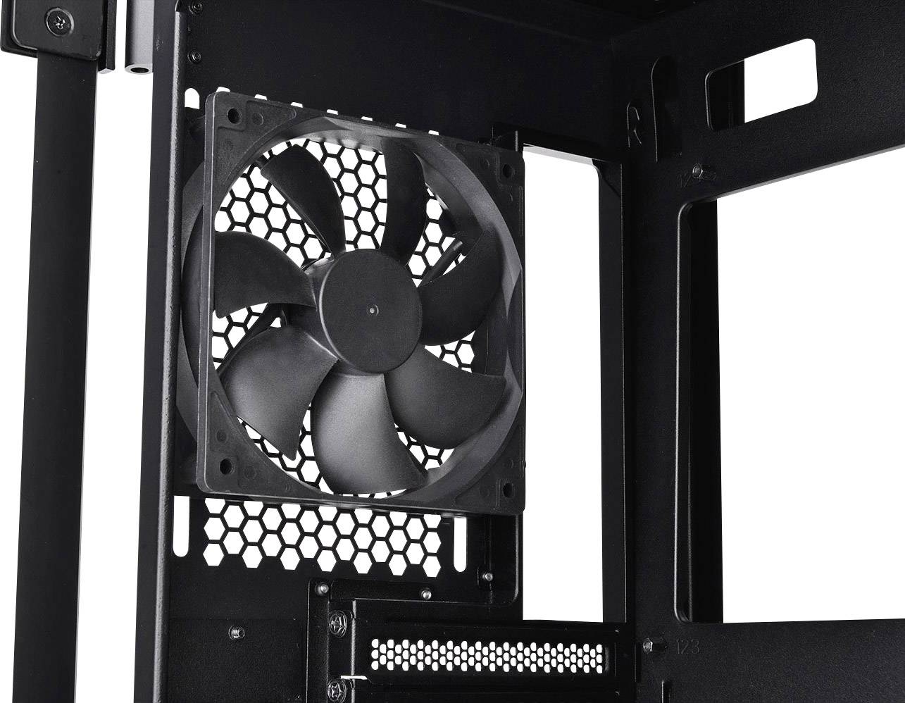 Thermaltake A500 Tempered Glass Midi-Tower PC-Gehäuse Silber, Schwarz 3 vorinstallierte Lüfter, Seitenfenster, Staubfilter