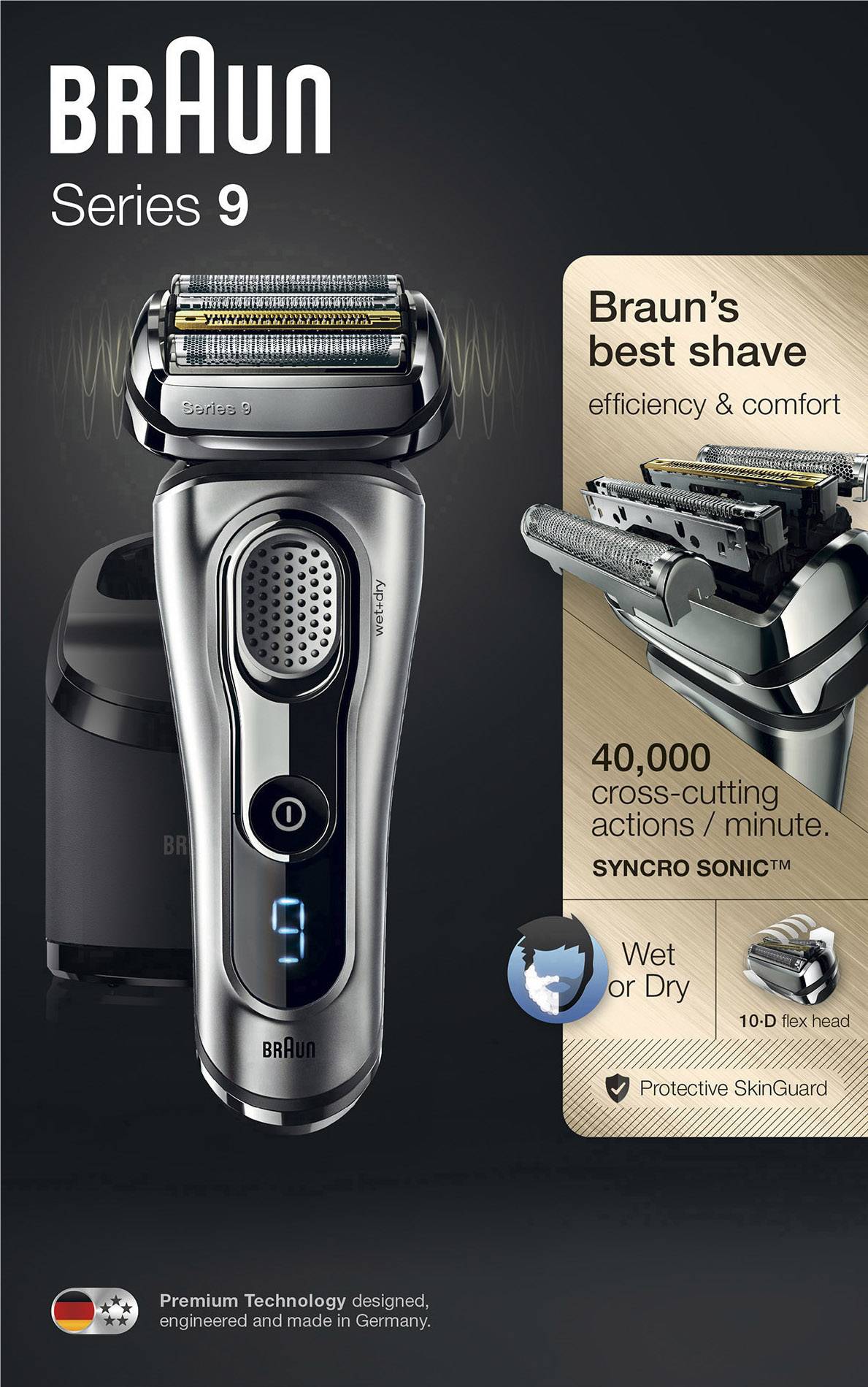 Braun Folienrasierer Silber