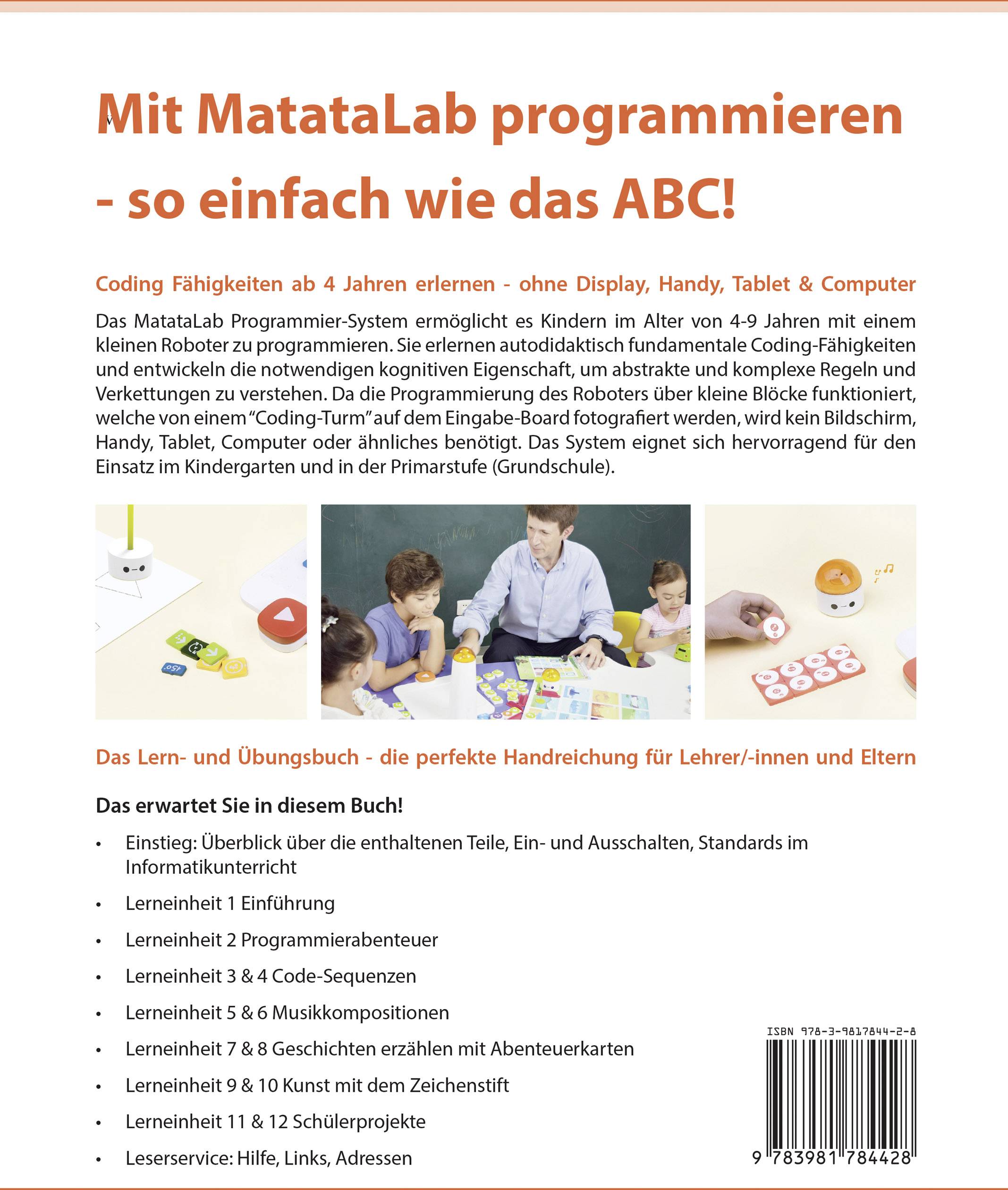 MatataLab 900001-Buch Spielend programmieren lernen mit MatataLab Buch ab 4 Jahre
