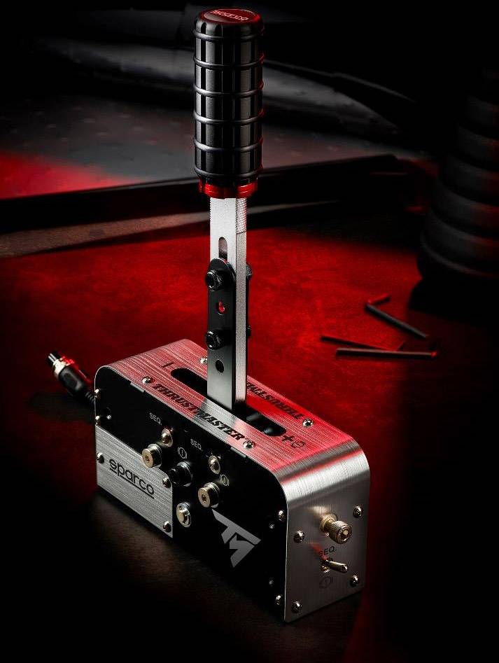 Thrustmaster TSS Handbrake Sparco Mod+ Handbremse USB PC, PlayStation 5, PlayStation 4, Xbox One Schwarz, Chrom