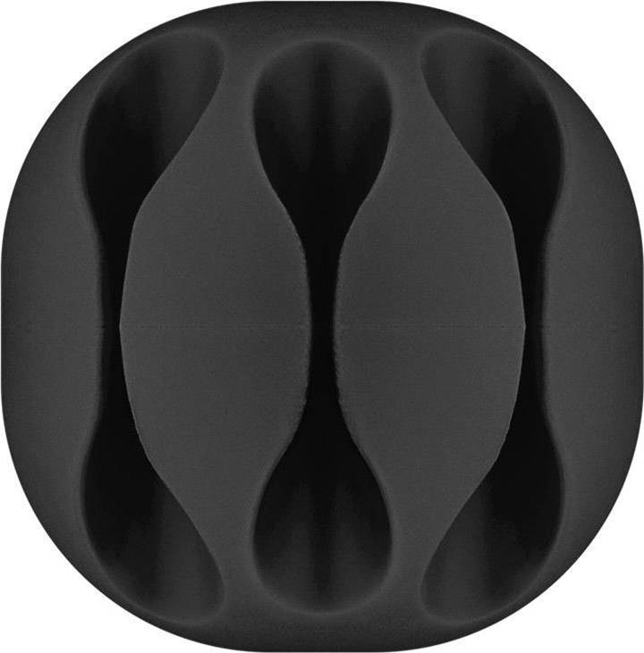 Goobay Kabelmanger-Set selbstklebend 70398 Schwarz 4 St.