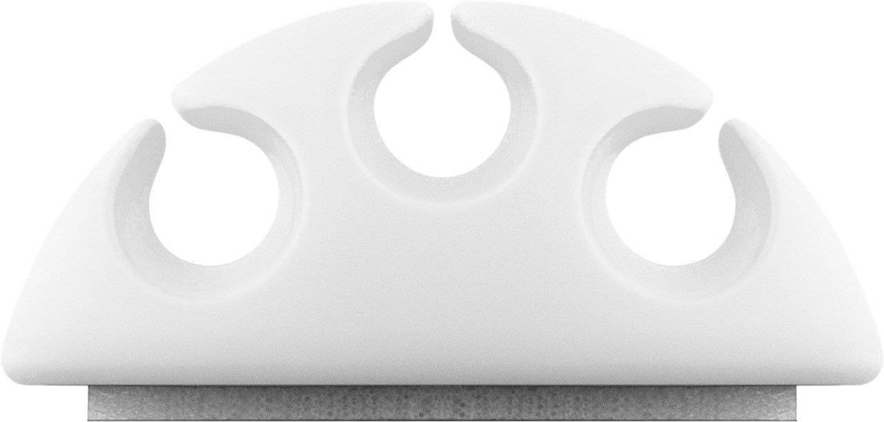 Goobay Kabelmanger-Set selbstklebend 70373 Weiß 4 St.