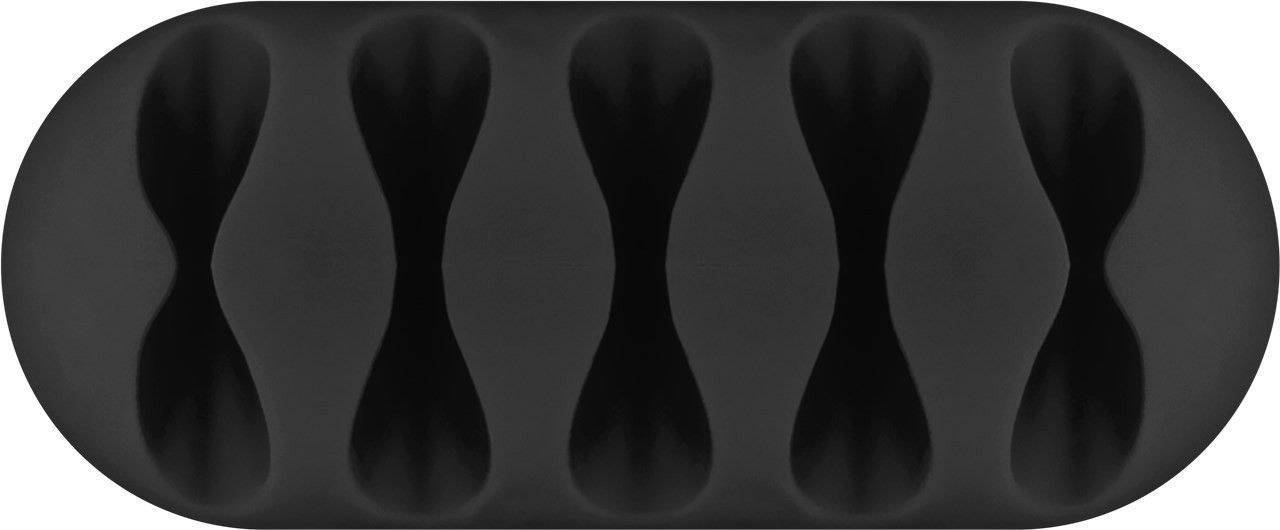 Goobay Kabelmanger-Set selbstklebend 70683 Schwarz 1 Set