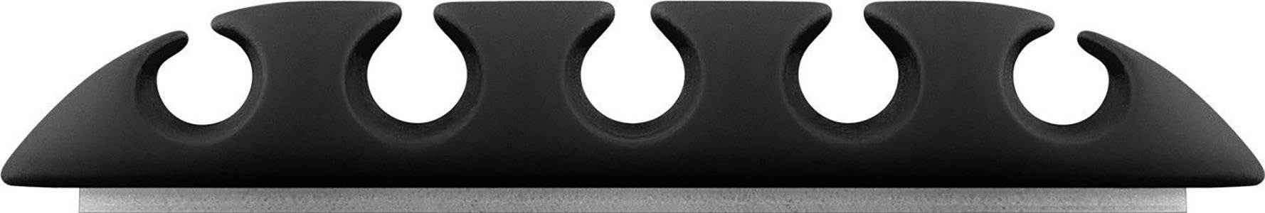 Goobay Kabelmanger-Set selbstklebend 70683 Schwarz 1 Set