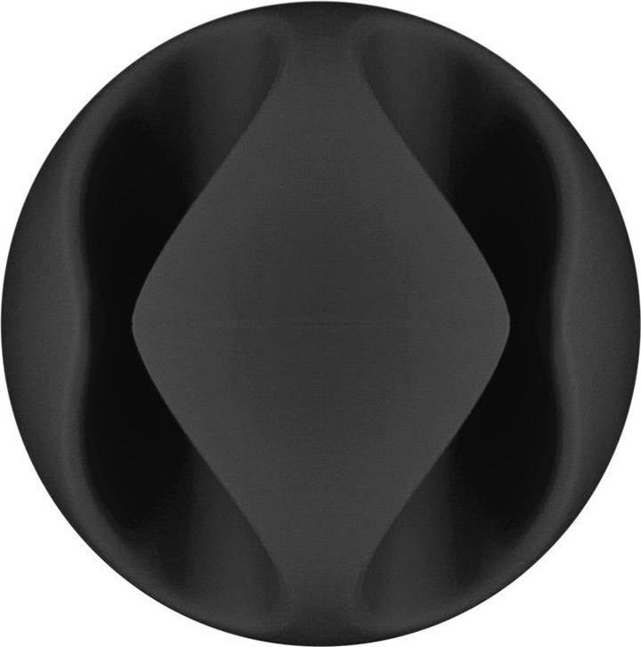 Goobay Kabelmanger-Set selbstklebend 70683 Schwarz 1 Set