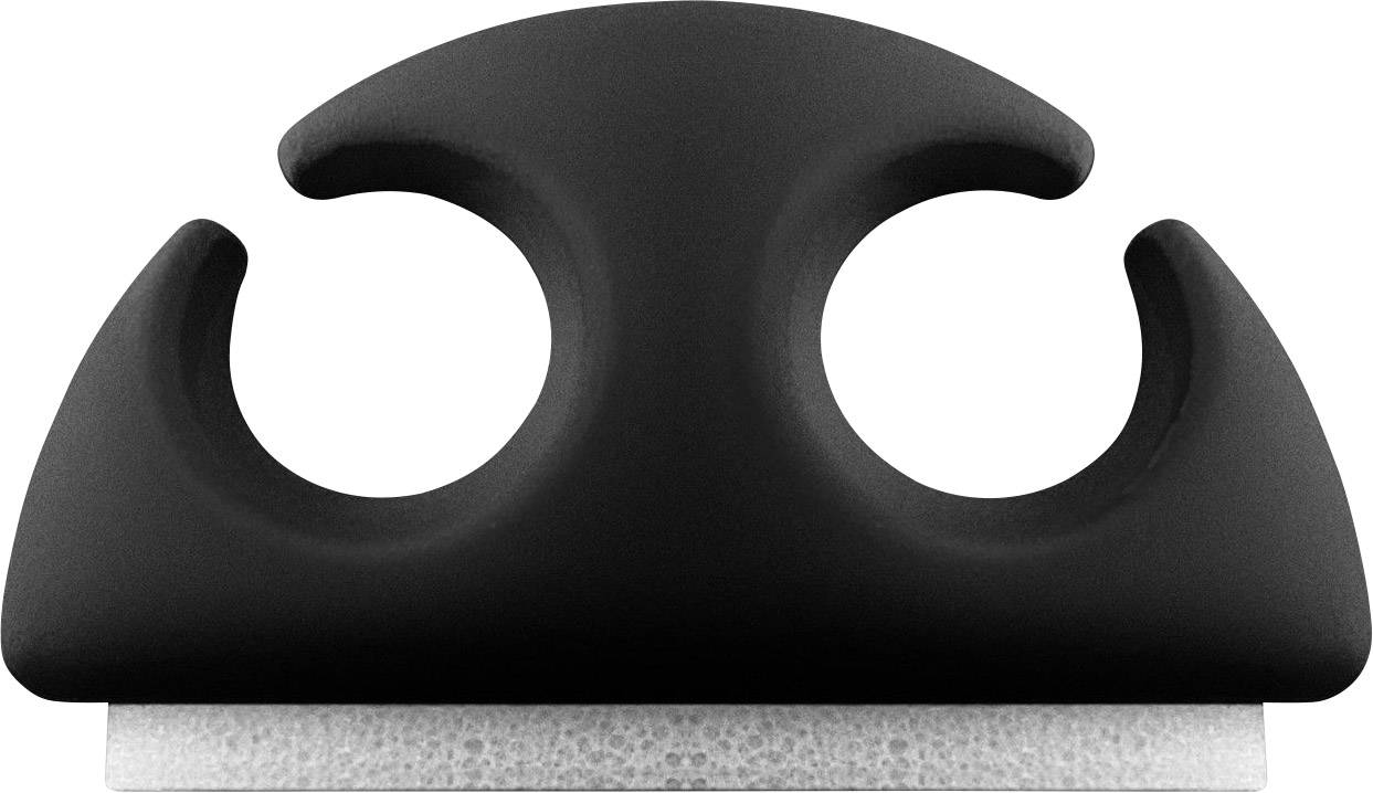 Goobay Kabelmanger-Set selbstklebend 70683 Schwarz 1 Set