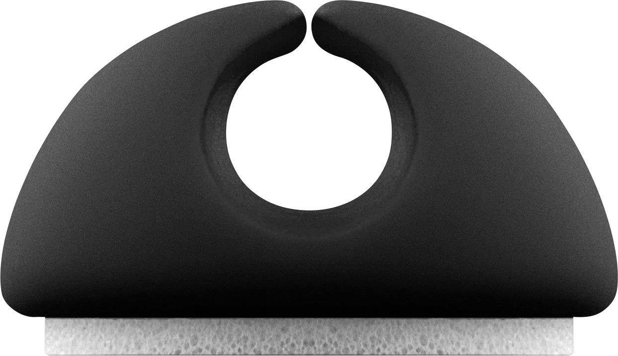 Goobay Kabelmanger-Set selbstklebend 70683 Schwarz 1 Set