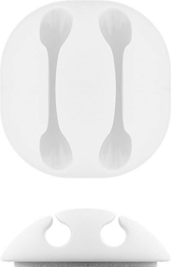 Goobay Kabelmanger-Set selbstklebend 70681 Weiß 1 Set