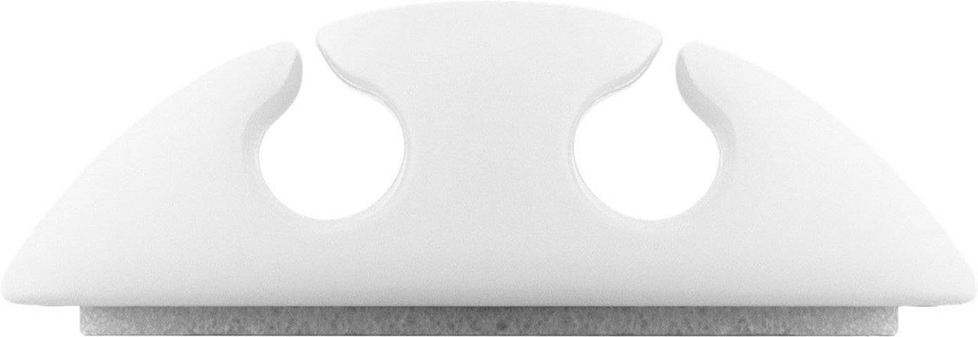 Goobay Kabelmanger-Set selbstklebend 70681 Weiß 1 Set
