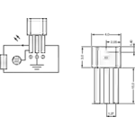 PIC Hallsensor H501 3.8 - 24 V/DC Messbereich: +4 - +35 mT TO-92-UA Löten PIC Hallsensor H501 3.8 - 24 V/DC Messbereich: +4 - +35 mT TO-92-UA Löten