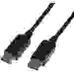 LogiLink DisplayPort Anschlusskabel DisplayPort Stecker, DisplayPort Stecker 10.00m Schwarz CV0077 DisplayPort-Kabel