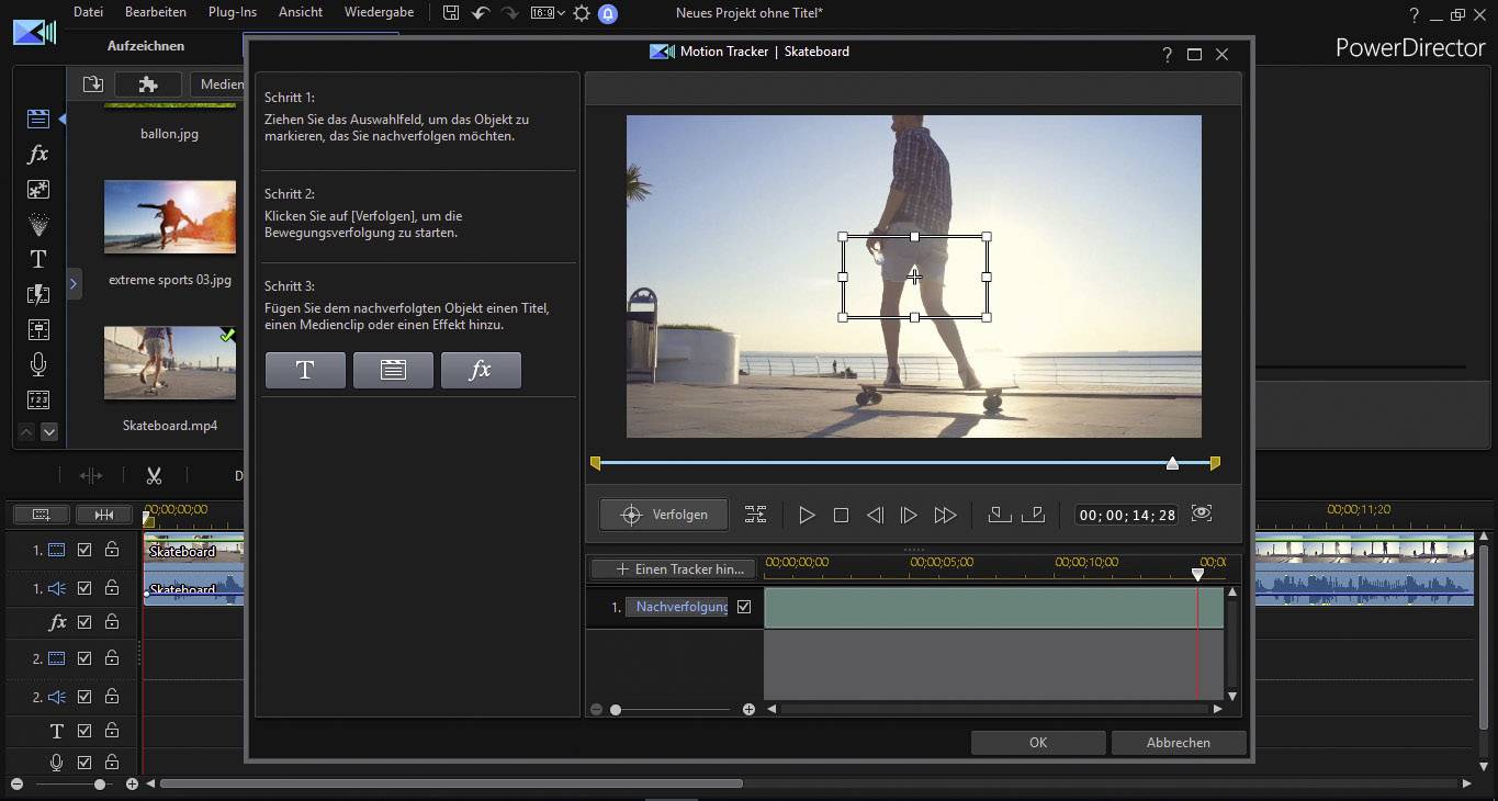 Cyberlink PowerDirector 18 Ultimate Vollversion, 1 Lizenz Windows Videobearbeitung