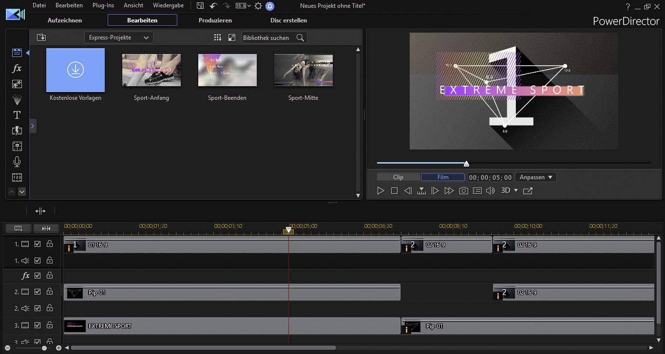 Cyberlink PowerDirector 18 Ultimate Vollversion, 1 Lizenz Windows Videobearbeitung