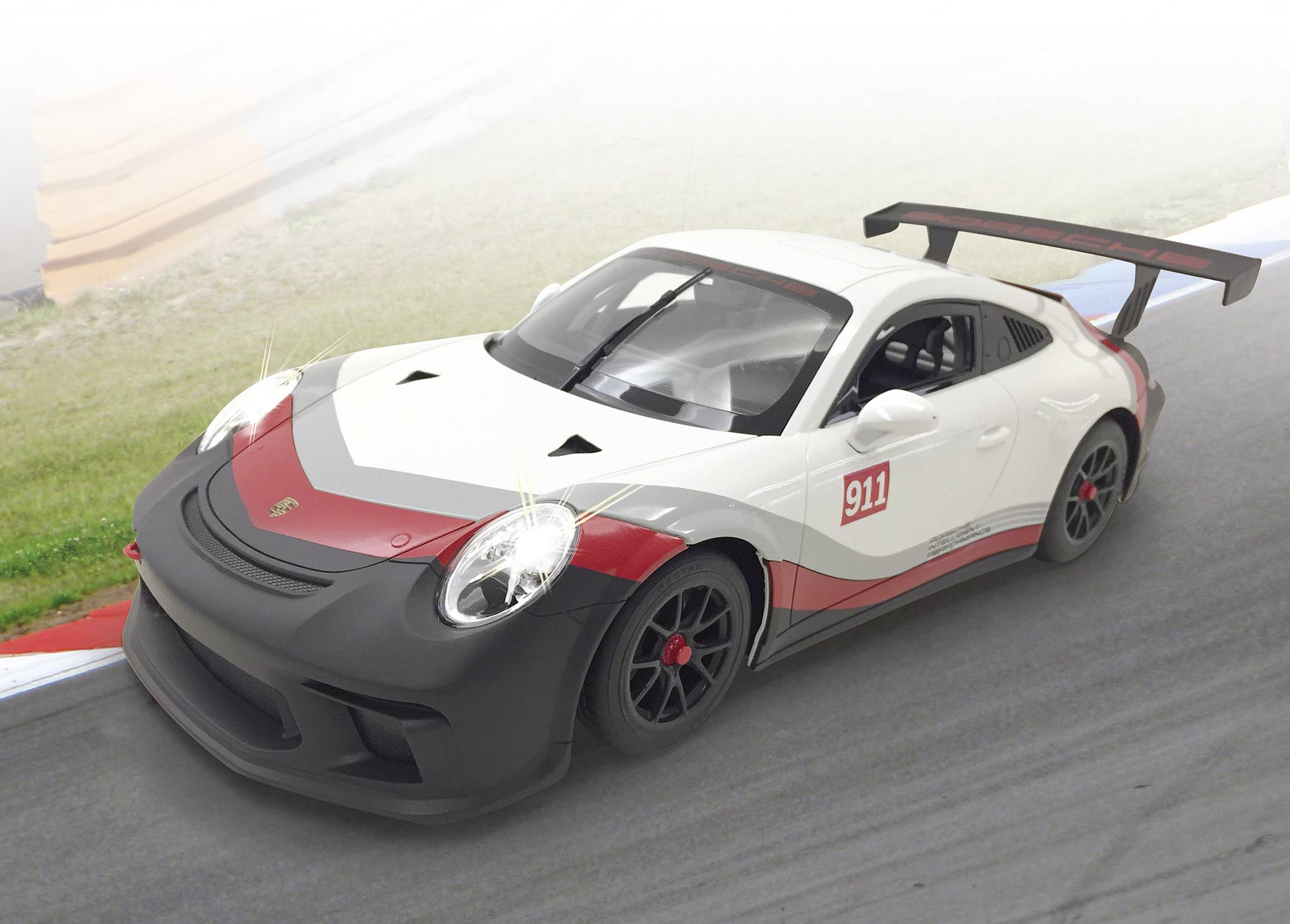 Jamara 405153 Porsche 911 GT3 Cup 1:14 RC Modellauto Straßenmodell