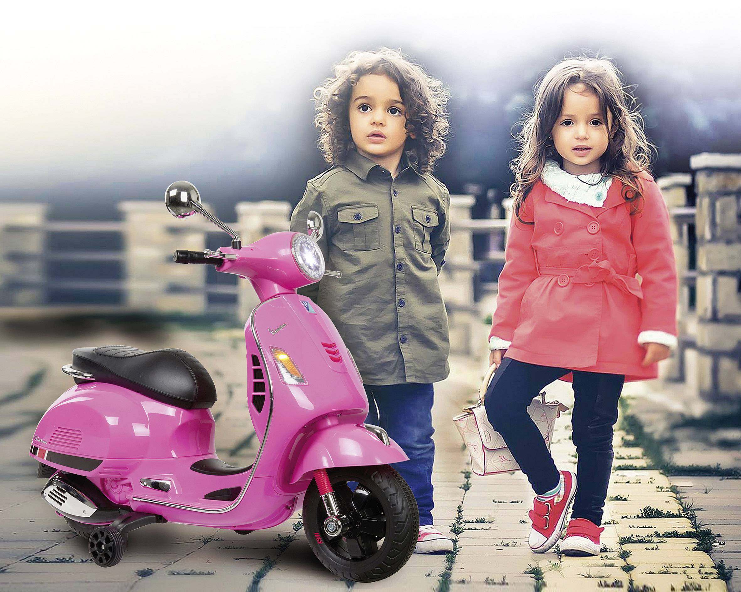 JAMARA 12 V Ride-On Vespa Pink
