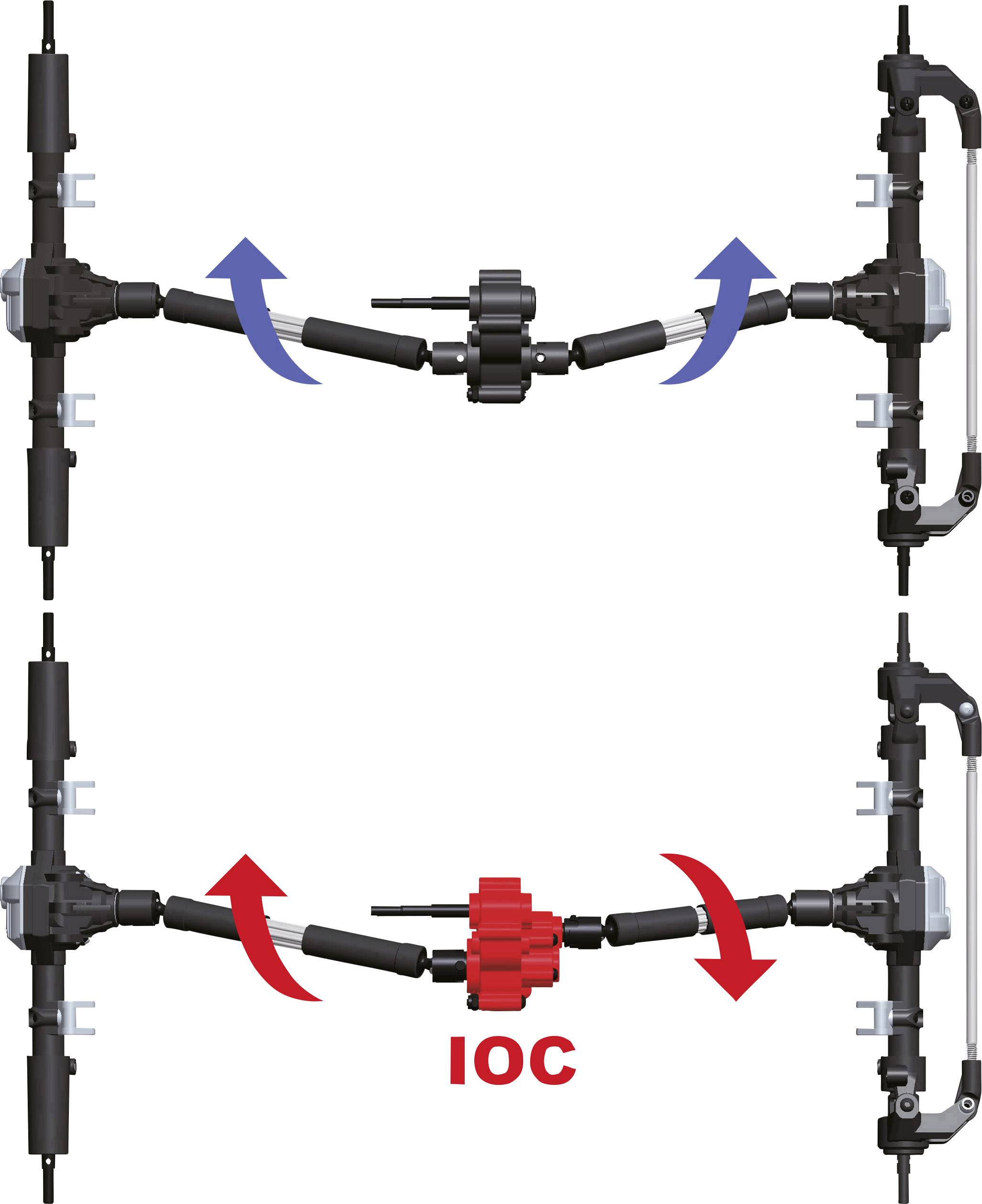 Reely RE-5557401 Tuningteil Umbausatz "Inversion of control"