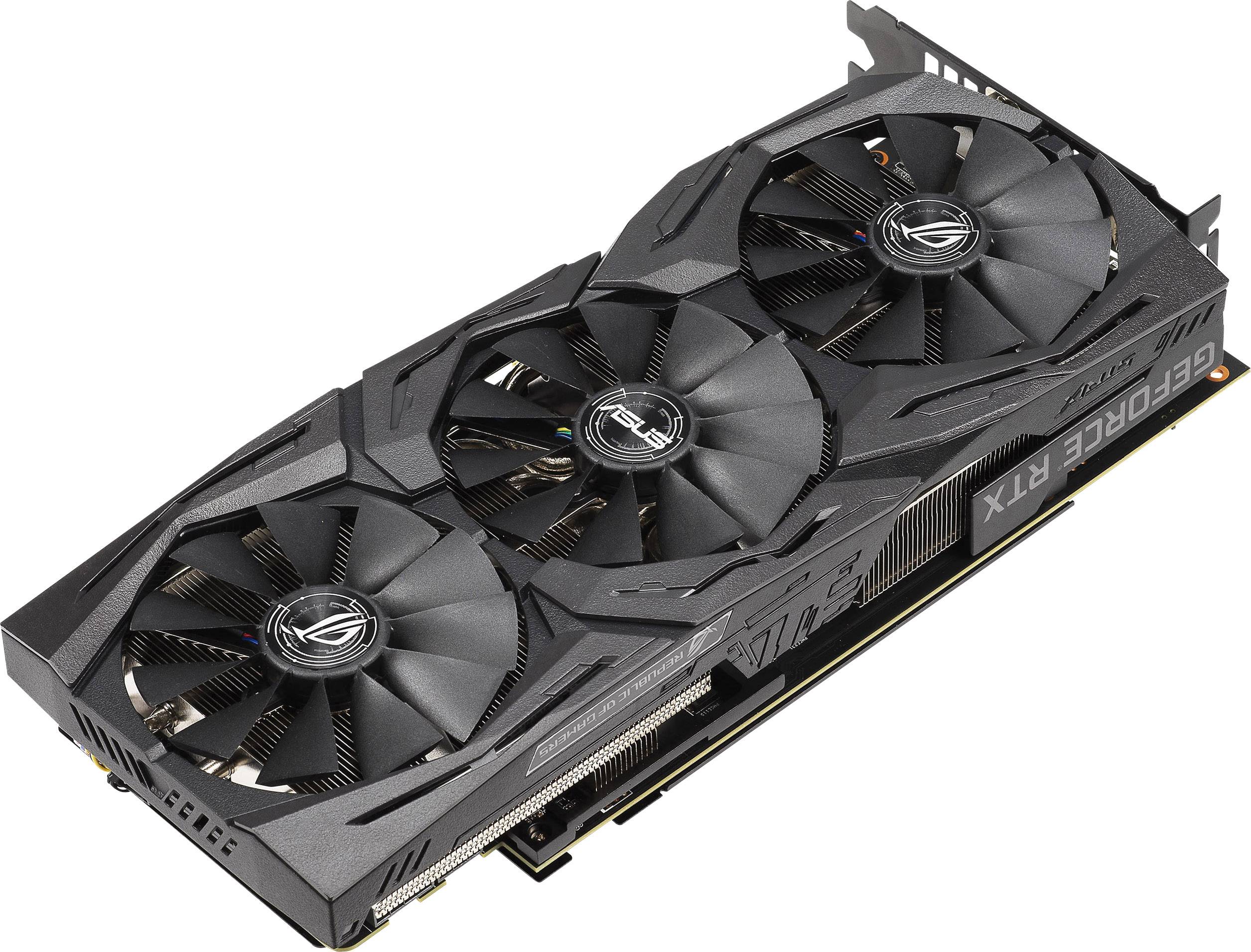 Asus Grafikkarte Nvidia GeForce RTX2070 Gaming Overclocked 8 GB GDDR6-RAM PCIe x16 HDMI™, DisplayPo