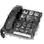 Switel TF540 Schnurgebundenes Seniorentelefon B-Ware (Garantieaustauschware) Freisprechen, Foto-Tasten kein Display Schwarz