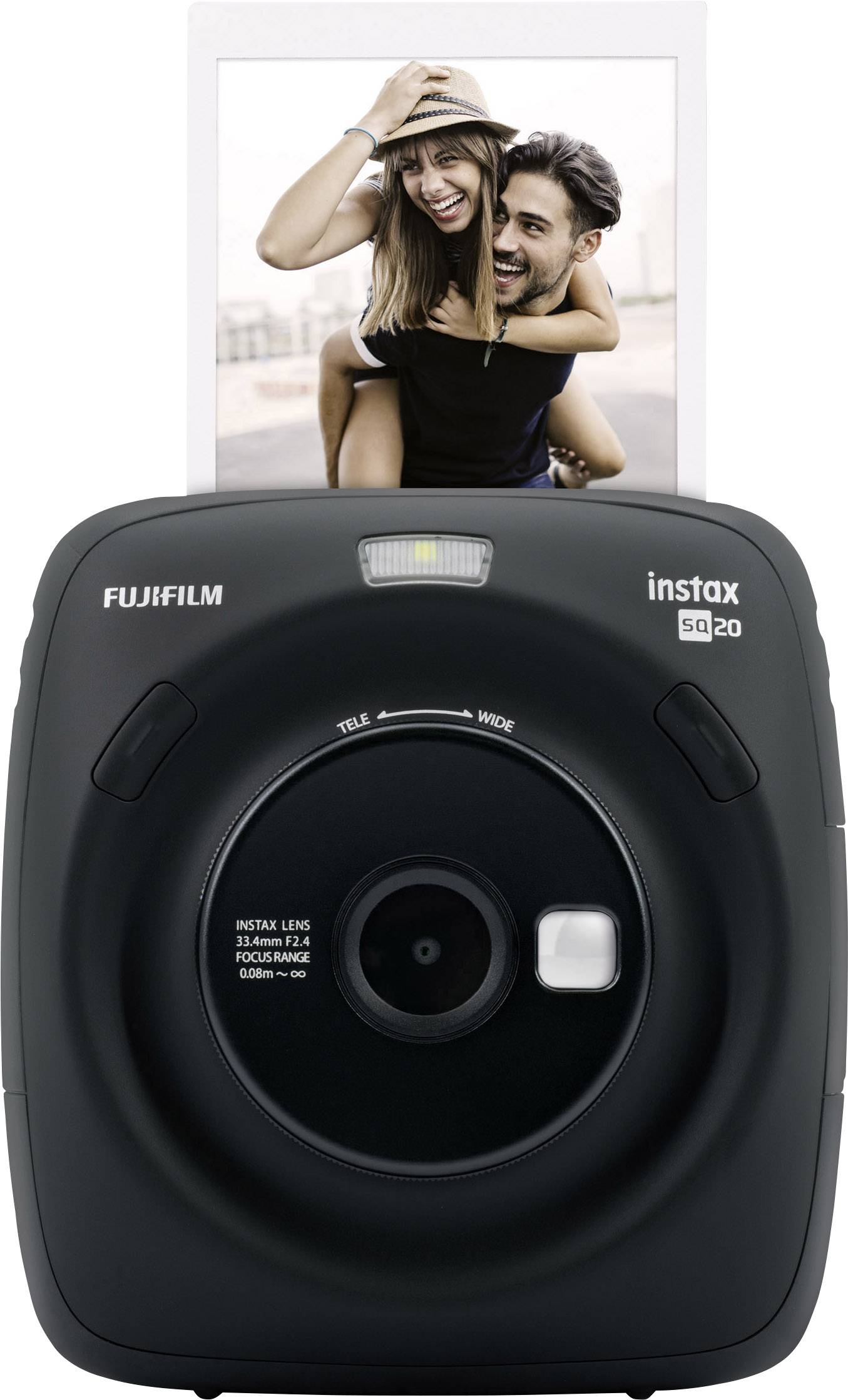Fujifilm Instax Square SQ 20 Sofortbildkamera    Schwarz
