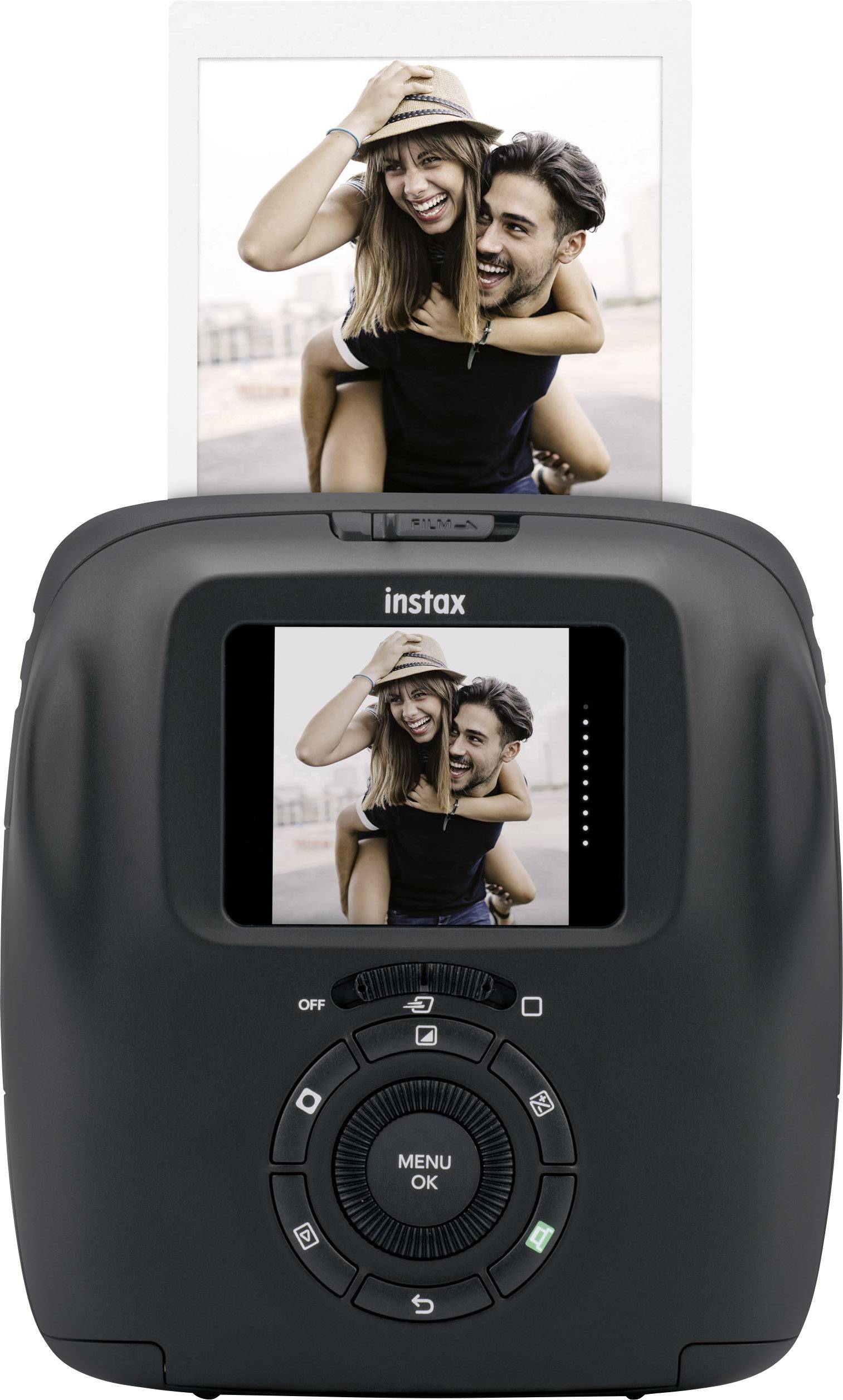 Fujifilm Instax Square SQ 20 Sofortbildkamera    Schwarz