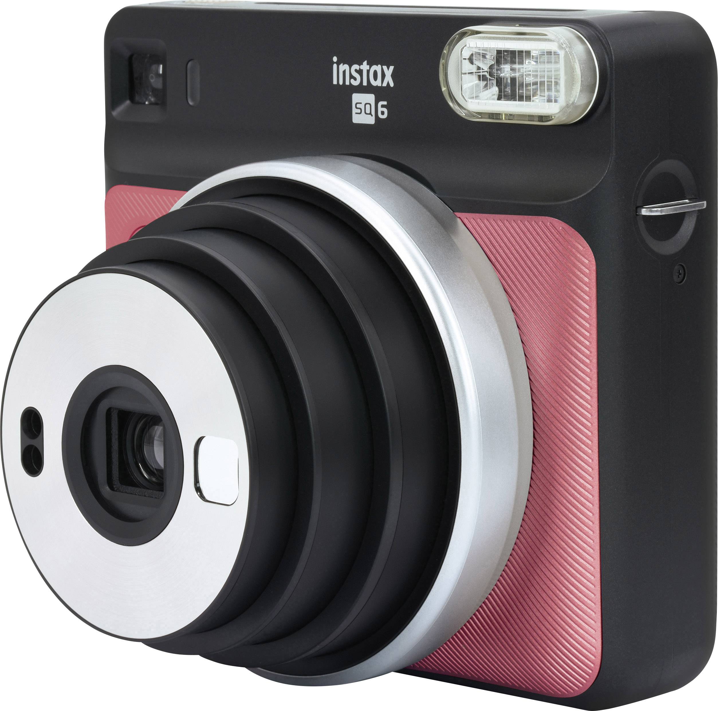 Fujifilm Instax Square SQ6 Sofortbildkamera    Rubin-Rot