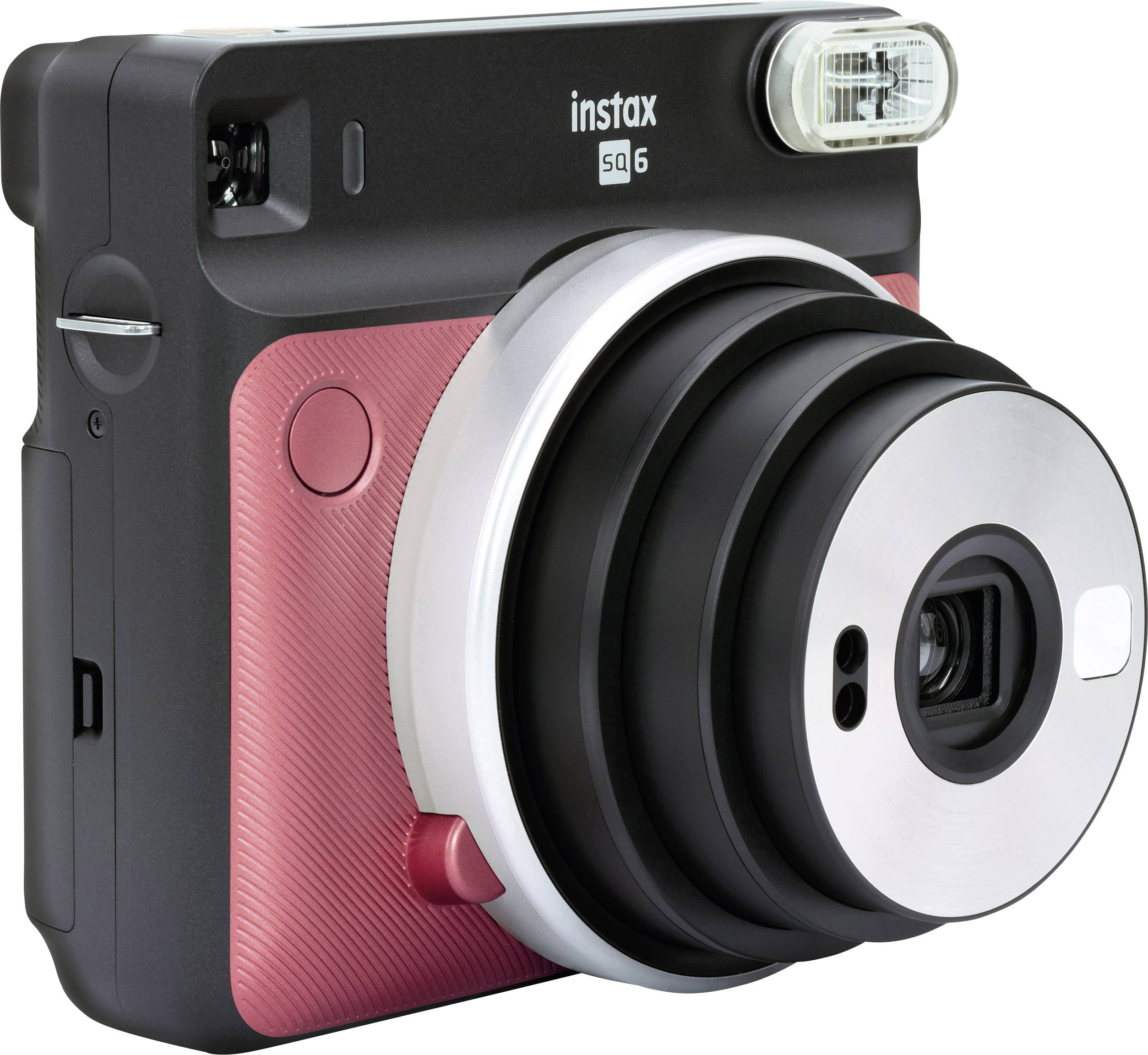 Fujifilm Instax Square SQ6 Sofortbildkamera    Rubin-Rot