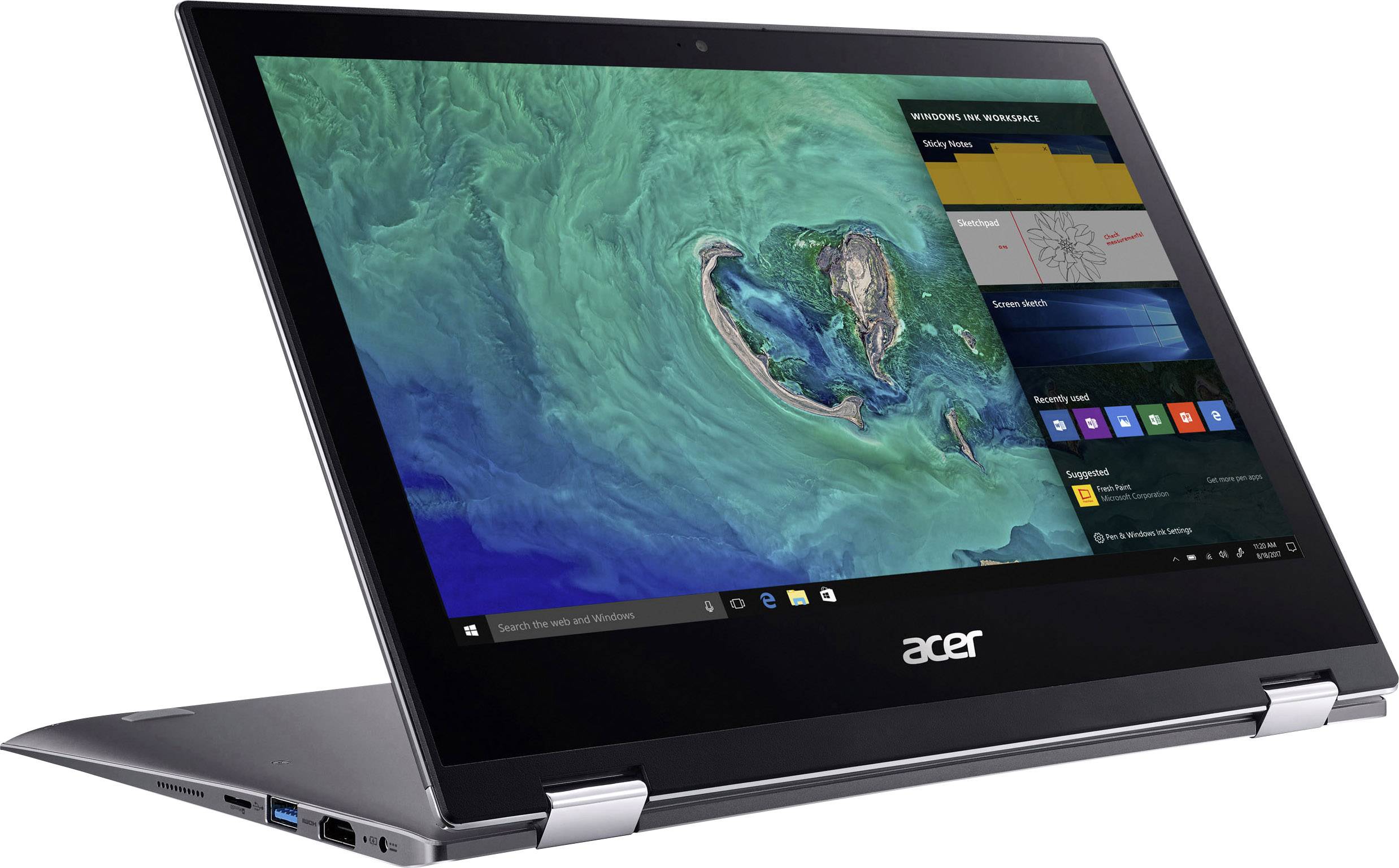 Acer Spin 1 SP111 29.5 cm (11.6 Zoll) Full HD Notebook Intel® Pentium® Silver N5000 4 GB RAM 128 GB Flash  Intel UHD Graphics 605 Win 10 Hom