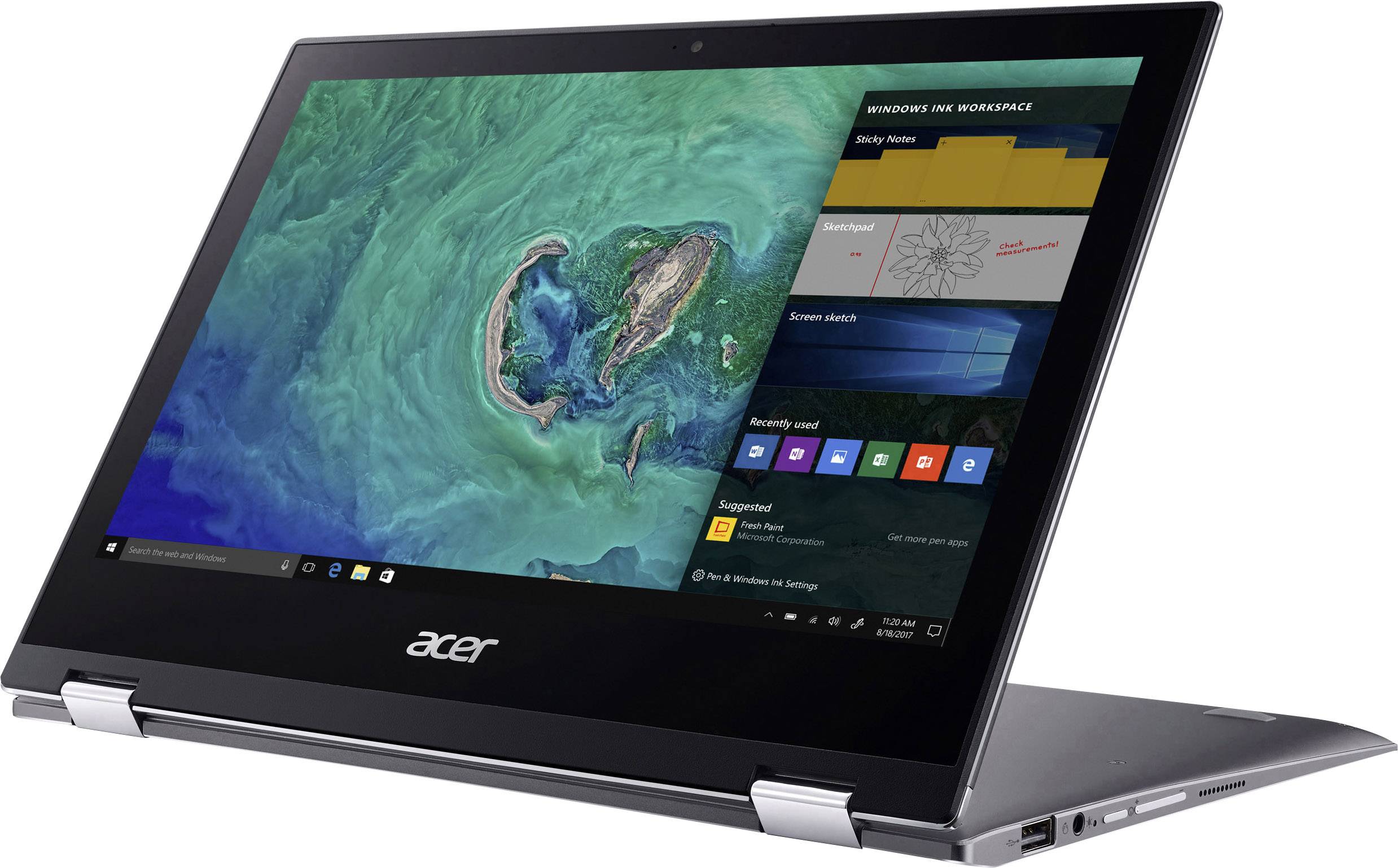 Acer Spin 1 SP111 29.5 cm (11.6 Zoll) Full HD Notebook Intel® Pentium® Silver N5000 4 GB RAM 128 GB Flash  Intel UHD Graphics 605 Win 10 Hom