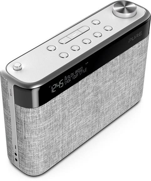 Pure Avalon N5 Kofferradio UKW AUX, Bluetooth® Hellgrau