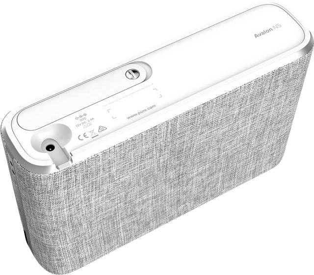 Pure Avalon N5 Kofferradio UKW AUX, Bluetooth® Hellgrau