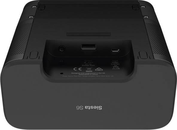 Pure Siesta S6 Radiowecker UKW Bluetooth®, USB Akku-Ladefunktion Anthrazit