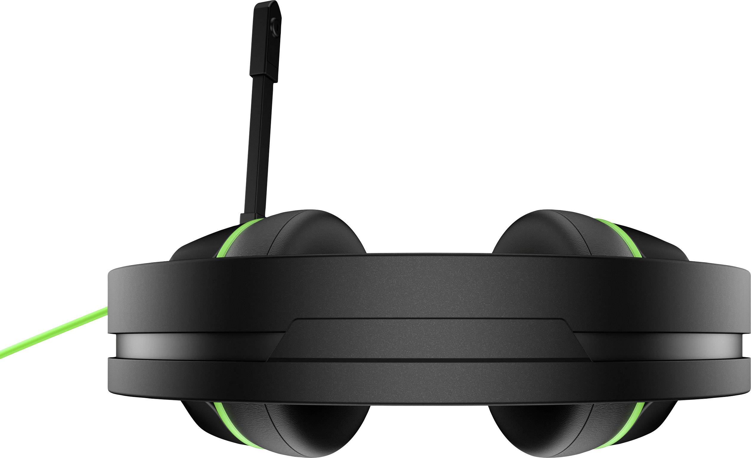HP Pavilion Gaming Headset 400 Over Ear Headset kabelgebunden Stereo Schwarz, Grün Lautstärkeregelung, Mikrofon-Stummschaltung Gaming