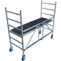 Krause 720009 STABILO Professional Aluminium Gerüst fahrbar Arbeitshöhe (max.): 3m Silber 49.4kg Krause 720009 STABILO Professional Aluminium Gerüst fahrbar Arbeitshöhe (max.): 3m Silber 49.4kg
