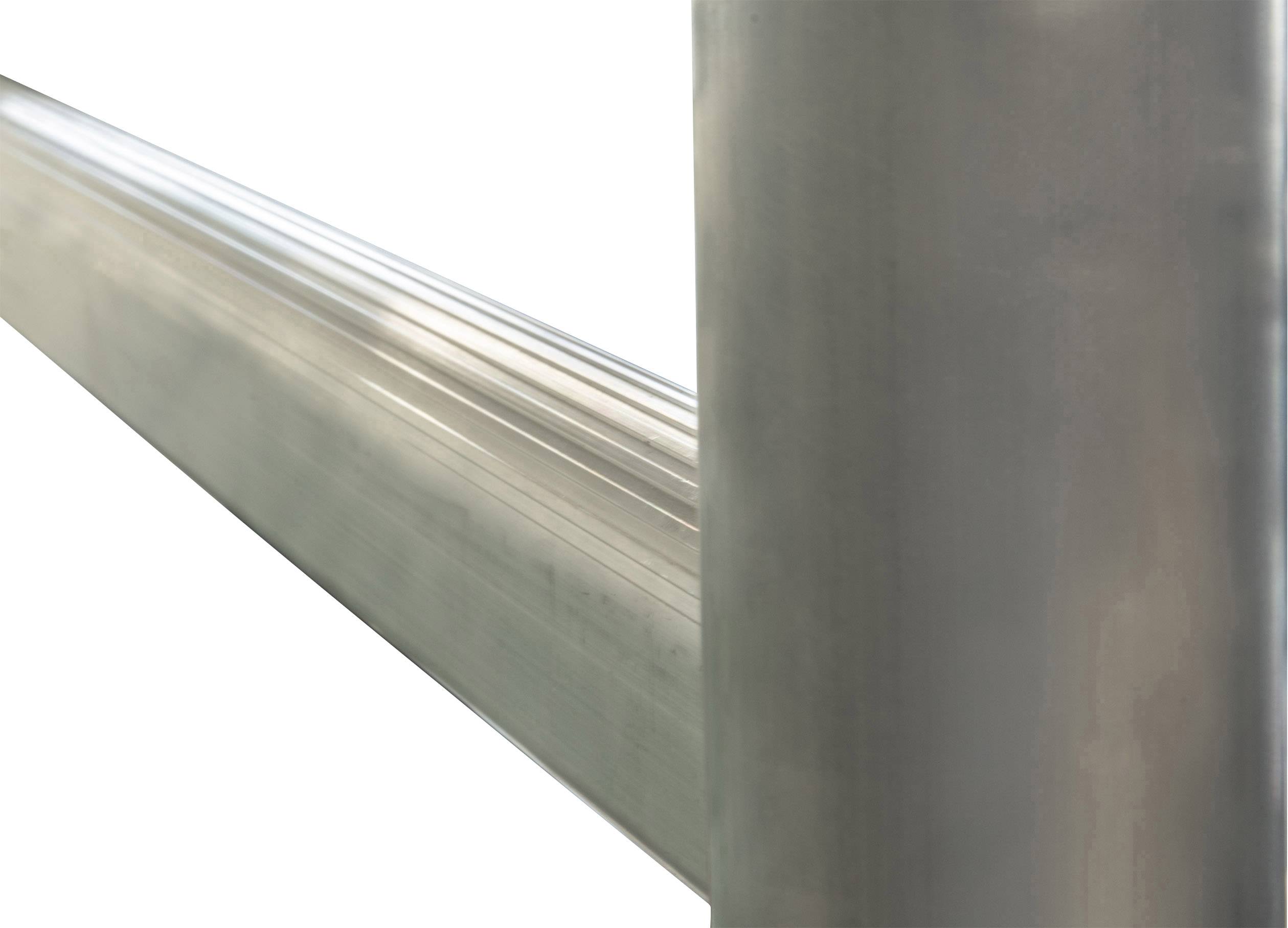 Krause 720009 STABILO Professional Aluminium Gerüst fahrbar Arbeitshöhe (max.): 3 m Silber 49.4 kg