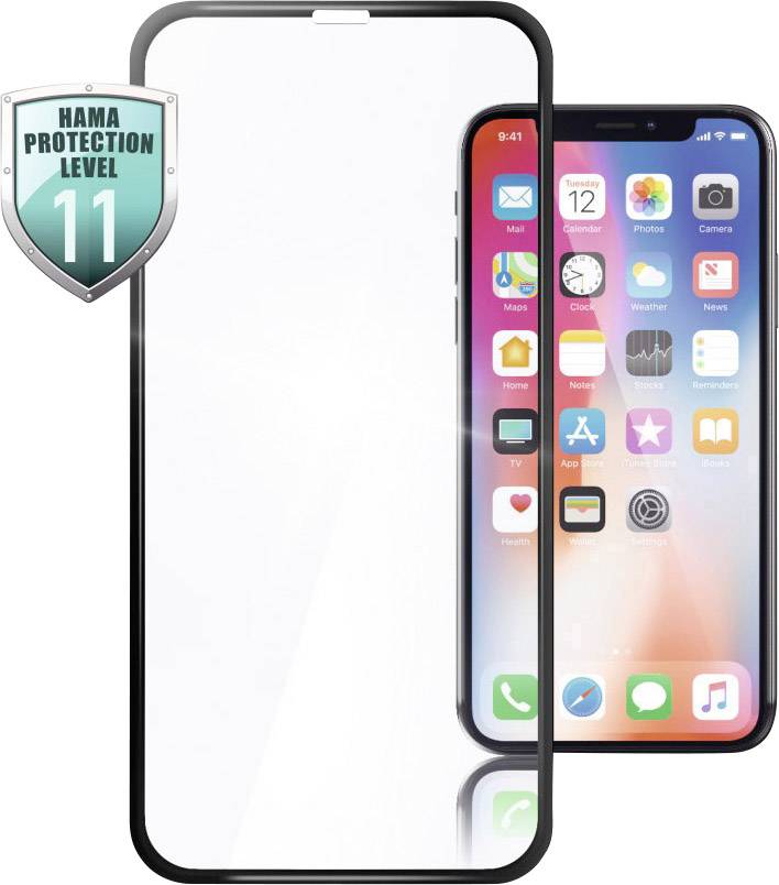 Hama 3D-Full-Screen Displayschutzglas Passend für: Apple iPhone XR 1St.
