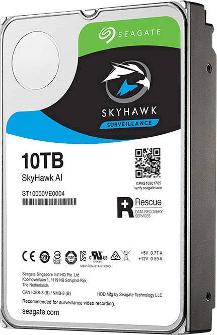 Seagate ST10000VE0004 Interne Festplatte 8.9cm (3.5 Zoll) 10TB Bulk SATA III