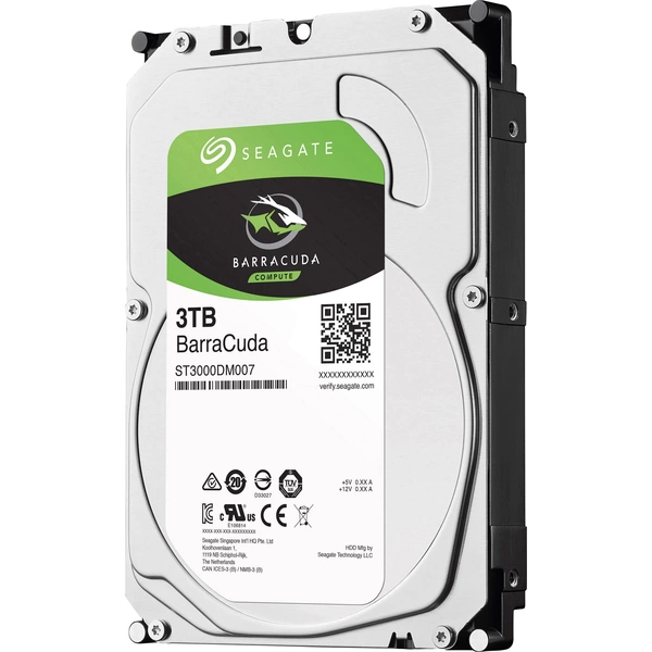 Seagate BarraCuda® 3TB Interne Festplatte 8.9cm (3.5 Zoll) SATA III ST3000DM007 Bulk Seagate BarraCuda® 3TB Interne Festplatte 8.9cm (3.5 Zoll) SATA III ST3000DM007 Bulk