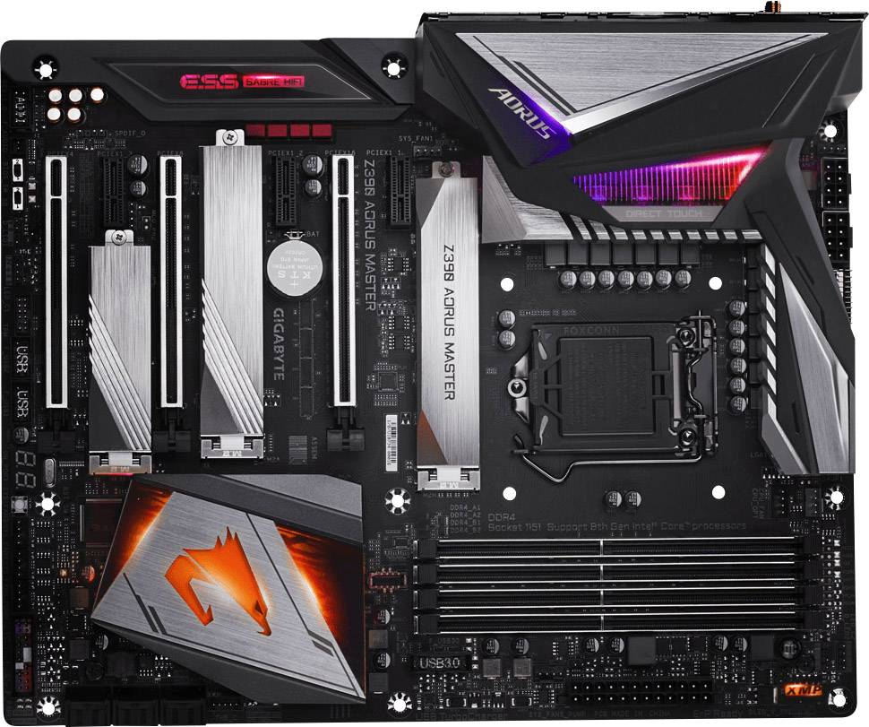 Gigabyte Z390 AORUS MASTER Mainboard Sockel Intel® 1151v2 Formfaktor ATX Mainboard-Chipsatz Intel® Z390