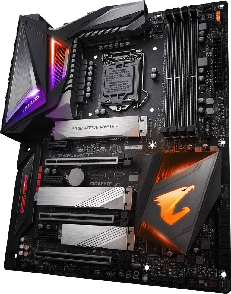 Gigabyte Z390 AORUS MASTER Mainboard Sockel Intel® 1151v2 Formfaktor ATX Mainboard-Chipsatz Intel® Z390