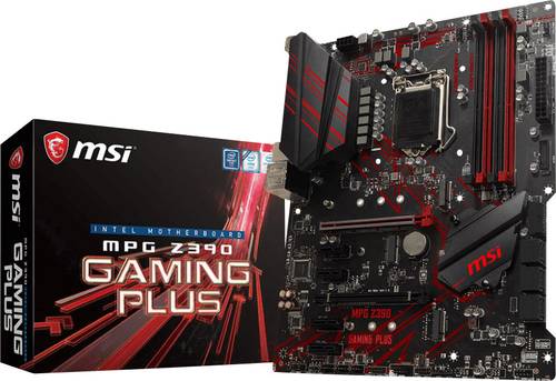 MSI Gaming MPG Z390 GAMING PLUS Mainboard Sockel Intel® 1151v2 Formfaktor ATX Mainboard-Chipsatz In